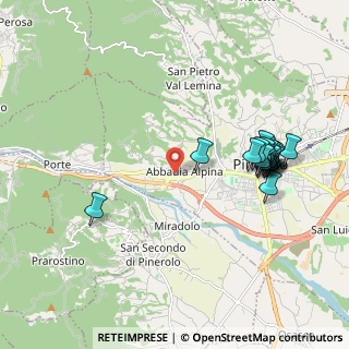 Mappa Via Luigi Valmaggi, 10064 Pinerolo TO, Italia (2.0955)