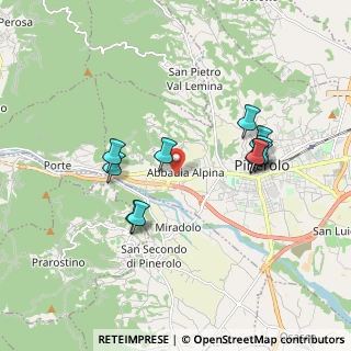 Mappa Via Luigi Valmaggi, 10064 Pinerolo TO, Italia (1.72273)