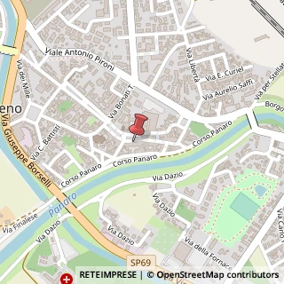 Mappa Piazza Giuseppe Garibaldi, 23, 44012 Bondeno, Ferrara (Emilia Romagna)