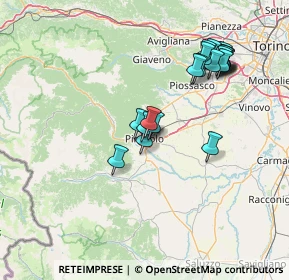 Mappa Centro Storico, 10064 Pinerolo TO, Italia (14.3325)