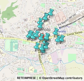 Mappa Centro Storico, 10064 Pinerolo TO, Italia (0.286)