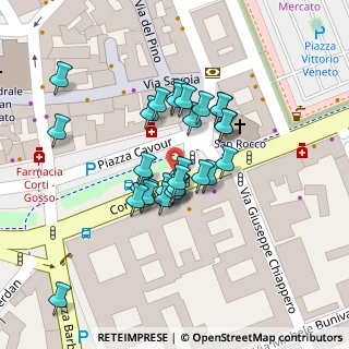 Mappa Piazza Cavour, 10064 Pinerolo TO, Italia (0.01034)