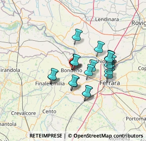 Mappa Piazza Antonio Gramsci, 44012 Bondeno FE, Italia (10.5785)