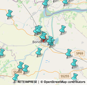 Mappa Piazza Antonio Gramsci, 44012 Bondeno FE, Italia (5.108)