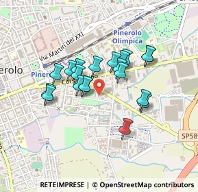 Mappa Via Goito, 10064 Pinerolo TO, Italia (0.347)