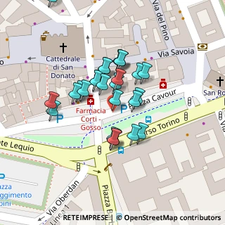 Mappa Piazza Cavour, 10061 Pinerolo TO, Italia (0.01154)