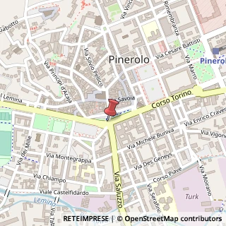 Mappa Via Cavour, 76, 10064 Pinerolo, Torino (Piemonte)