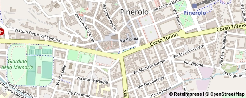 Mappa Pinerolo