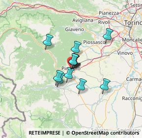 Mappa Via Duca degli Abruzzi, 10064 Pinerolo TO, Italia (7.88667)