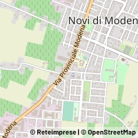 Map Novi di Modena