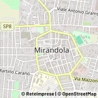 Térkép Mirandola