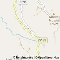 Mapa Novara di Sicilia