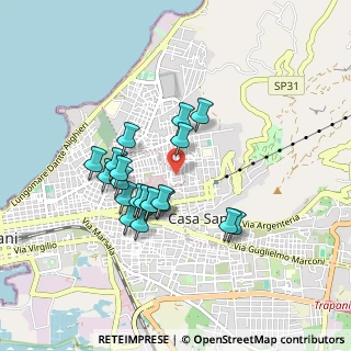 Mappa Via Ignazio Lampiasi, 91100 Casa Santa TP, Italia (0.845)