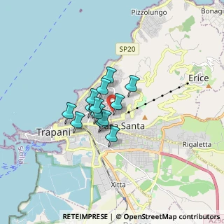 Mappa Via Ignazio Lampiasi, 91100 Casa Santa TP, Italia (1.09846)