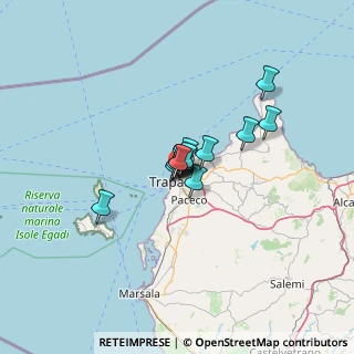 Mappa Via Tripoli, 91100 Trapani TP, Italia (7.62615)