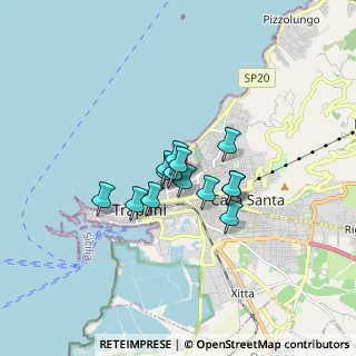 Mappa Via Tripoli, 91100 Trapani TP, Italia (1.09571)