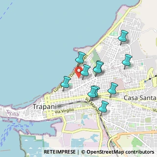 Mappa Via Tripoli, 91100 Trapani TP, Italia (0.84818)