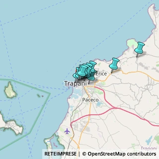 Mappa Via Tripoli, 91100 Trapani TP, Italia (3.07545)