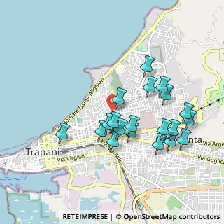 Mappa Via del Limone, 91100 Trapani TP, Italia (1.0145)