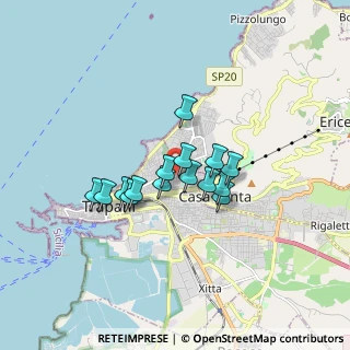 Mappa Via del Cipresso, 91100 Trapani TP, Italia (1.326)