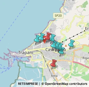 Mappa Via dell'Uva, 91100 Trapani TP, Italia (1.62364)