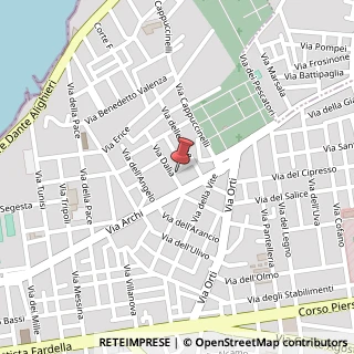 Mappa Via Dalia, 12, 91100 Trapani, Trapani (Sicilia)