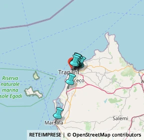 Mappa Piazza Cimitero, 91100 Trapani TP, Italia (21.00667)