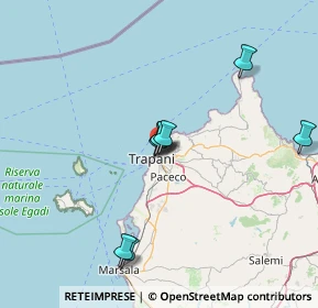 Mappa Piazza Cimitero, 91100 Trapani TP, Italia (27.16)