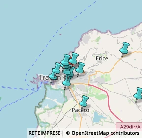 Mappa Via la Russa Giuseppe, 91016 Erice TP, Italia (2.93333)