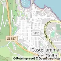 Hartă Castellammare del Golfo
