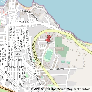 Mappa Via Euclide, 18, 91014 Castellammare del Golfo, Trapani (Sicilia)