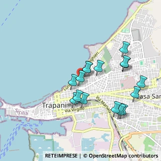 Mappa Via Segesta, 91100 Trapani TP, Italia (1.0075)