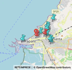 Mappa Via Segesta, 91100 Trapani TP, Italia (1.39182)