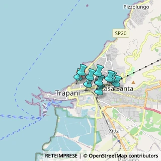 Mappa Via Segesta, 91100 Trapani TP, Italia (1.07727)