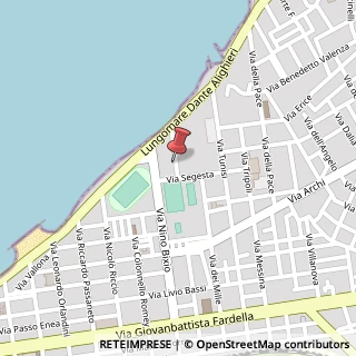Mappa Via Antonino Fogazzaro, 1, 91100 Trapani, Trapani (Sicilia)