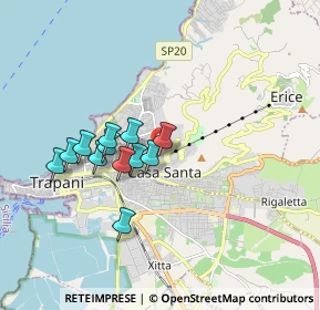 Mappa Via Villa S. Giovanni, 91016 Erice TP, Italia (1.64333)