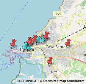 Mappa Via dei Glicini, 91100 Trapani TP, Italia (1.61909)