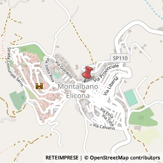 Mappa Via provinciale 148, 98065 Montalbano Elicona, Messina (Sicilia)