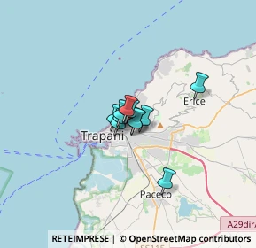 Mappa Via Del Salice, 91100 Trapani TP, Italia (1.60273)