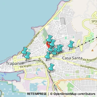 Mappa Via Del Salice, 91100 Trapani TP, Italia (0.69909)