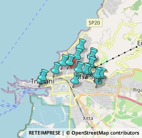 Mappa Via Del Salice, 91100 Trapani TP, Italia (1.20941)