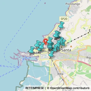 Mappa Via Archi, 91100 Trapani TP, Italia (1.20278)