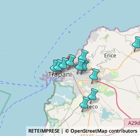 Mappa Via Archi, 91100 Trapani TP, Italia (2.96)