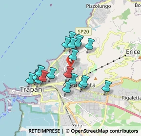 Mappa Via Giuseppe Cesarò, 91016 Casa Santa TP, Italia (1.651)