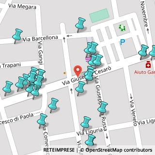 Mappa Via Giuseppe Cesarò, 91016 Casa Santa TP, Italia (0.075)