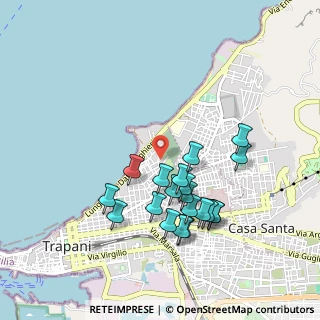 Mappa Via Lo Calio Salvatore, 91100 Trapani TP, Italia (1.0095)