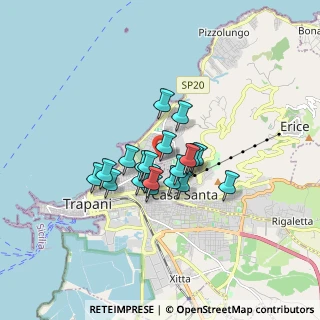 Mappa Via Trapani, 91016 Casa Santa TP, Italia (1.254)
