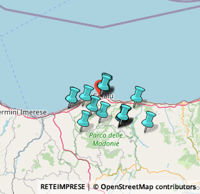 Mappa Via Pisciotto, 90015 Cefalù PA, Italia (9.55222)