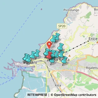 Mappa Via Frosinone, 91100 Trapani TP, Italia (1.52556)