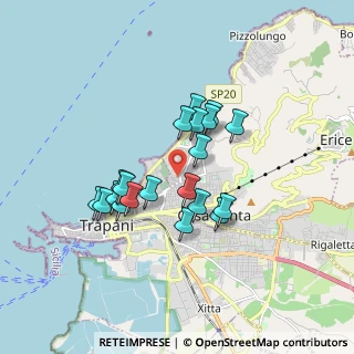 Mappa Via Frosinone, 91100 Trapani TP, Italia (1.5885)